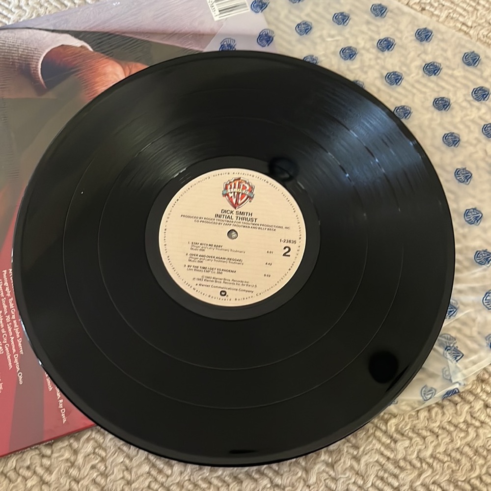 1983 Vintage Duck Smith Initial Thrust jazz vinyl LP record - Picture 15 of 15